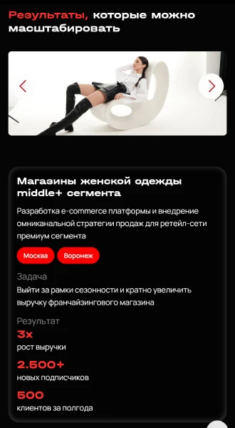 Мобильная версия: кейсы