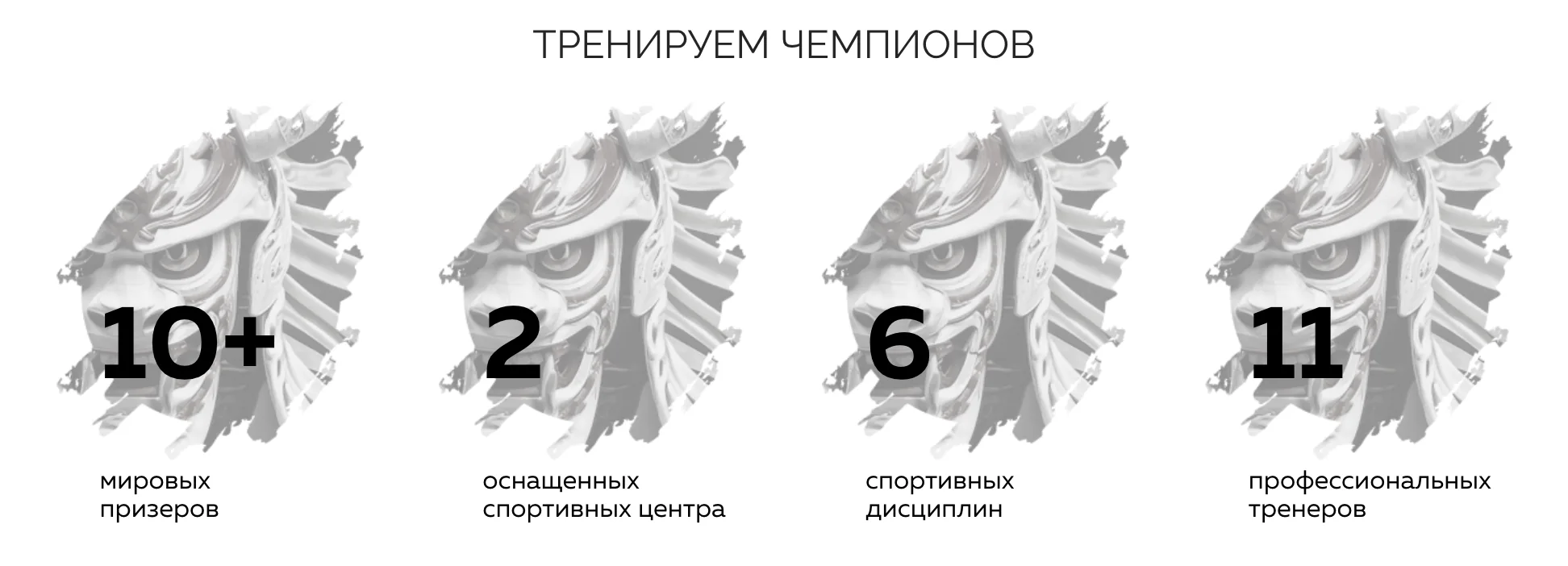 Счётчики Yakudza Gym: 10+ мировых призёров, 2 спортивных центра, 6 дисциплин, 11 тренеров